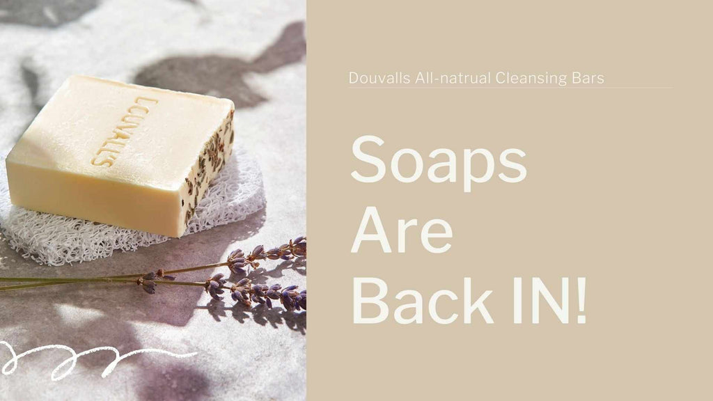 soaps are in, argan hydrating and cleansing soaps.