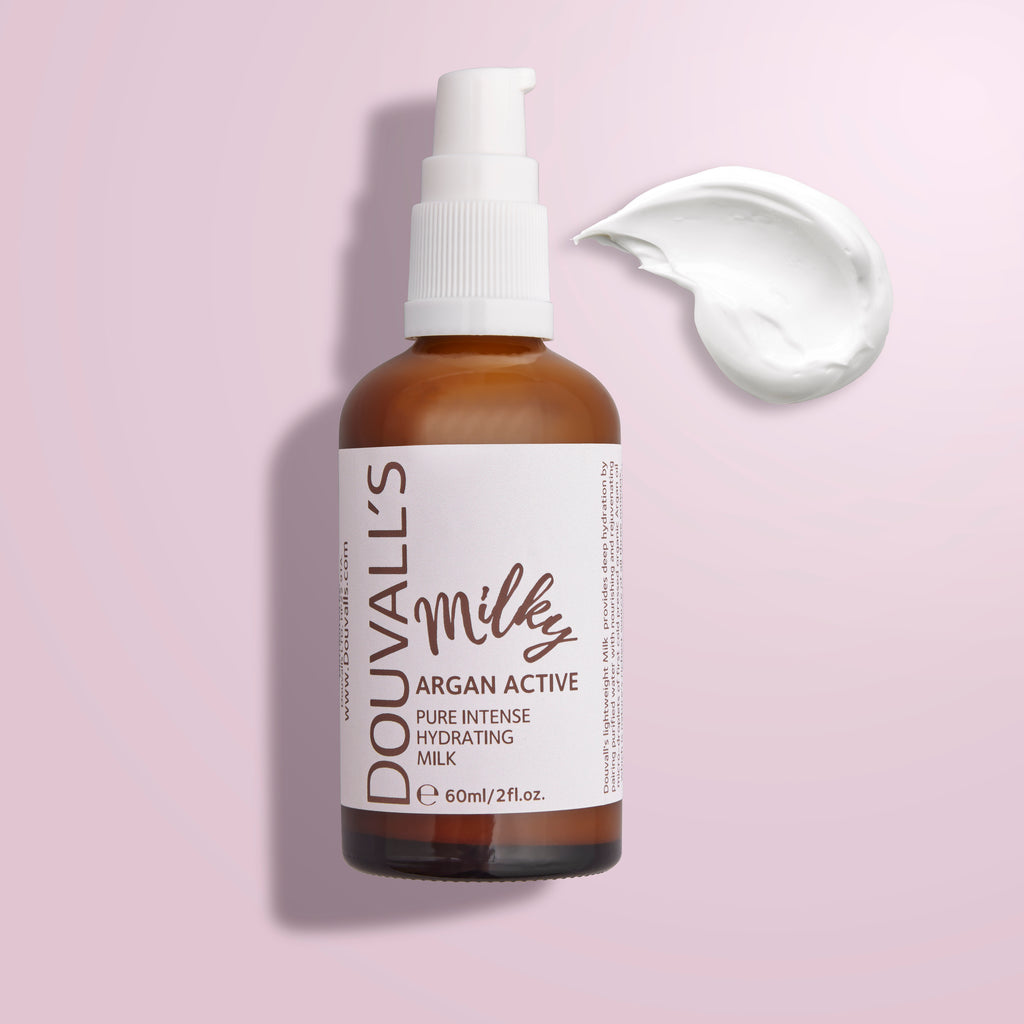 douvalls Milky Argan Active lightweight moisturiser milk
