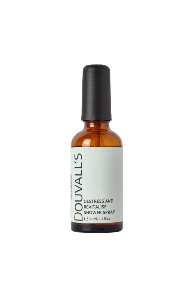 Destress and Revitalise Organic Natural  Shower Spray 50ml | Uplifting Citrus Scent for a Spa-Like Shower Experience